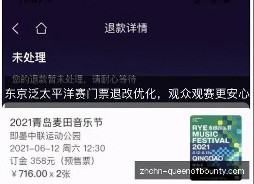 东京泛太平洋赛门票退改优化,观众观赛更安心 东京泛太平洋赛门票退改优化,观众观赛更安心